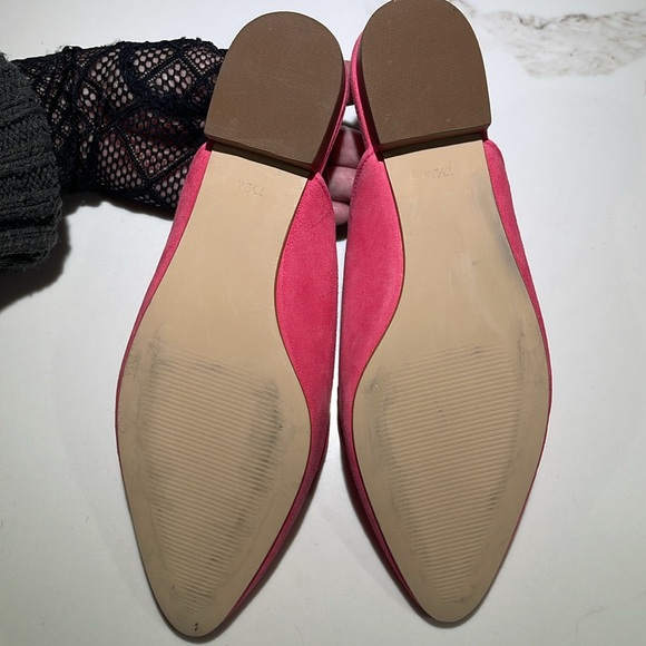 TALBOTS Edison Leather Bow Shoes, Mules/Slides Size 7 1/2 - Picture 2 of 9
